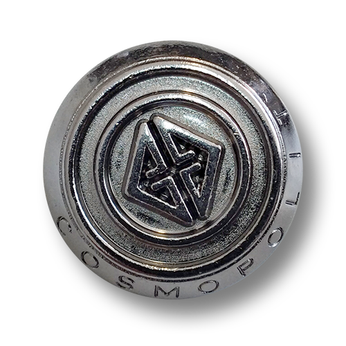 www.knopfparadies.de - 3092ch - Chromfarbene Metallknöpfe