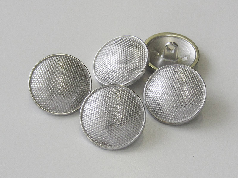 www.knopfparadies.de - 5753si- zeitlose Metallknöpfe, silberfarben