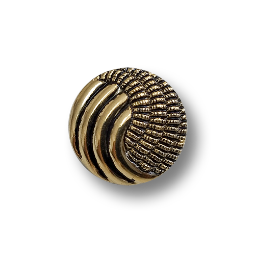 www.knopfparadies.de - 6304ag - Elegante, altgoldfarbene Blusenknöpfe aus Kunststoff
