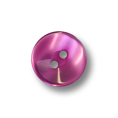 www.knopfparadies.de - 3582li - Lila-pink schimmernde Kunststoffknöpfe