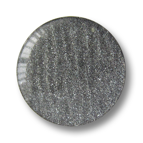 www.knopfparadies.de - 5920dg - Dunkelgrau glitzernde Kunststoffknöpfe