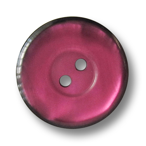 www.knopfparadies.de - 3334rw - Pink.-schwarz schimmernde Kunststoffknöpfe