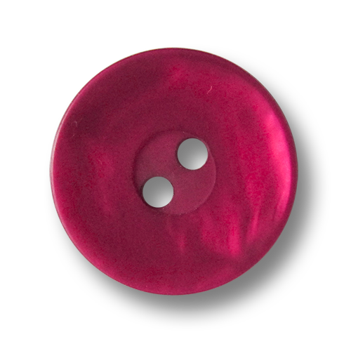 www.knopfparadies.de - 3564wr - Dunkel pink schillernde Kunststoffknöpfe