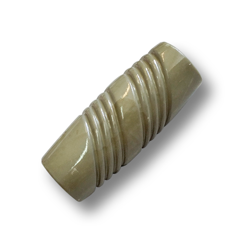 www.knopfparadies.de - 4634gn - Olivegrüne Knebelknöpfe aus Kunststoff