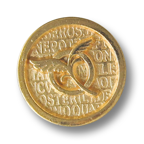 Sehr edle goldfarbene Metallknöpfe