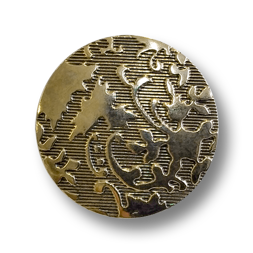 Edler nostalgischer altgoldfb. Knopf in Metall Optik