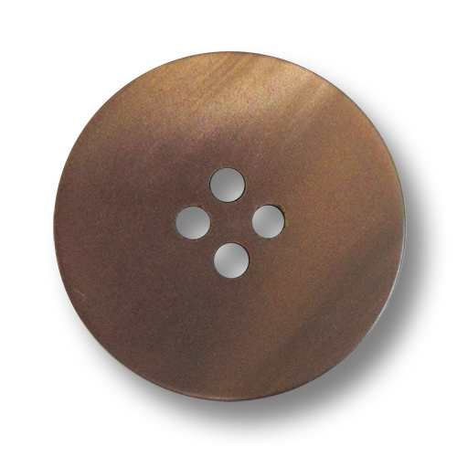 www.knopfparadies.de - 3094gb - Braun schimmernde Kunststoffknöpfe