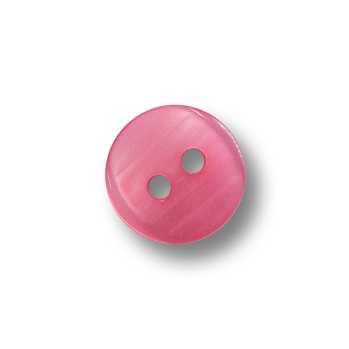 www.Knopfparadies.de - 4090pi - Kleine schimmernde Kunststoffknöpfe in kräftigem Pink