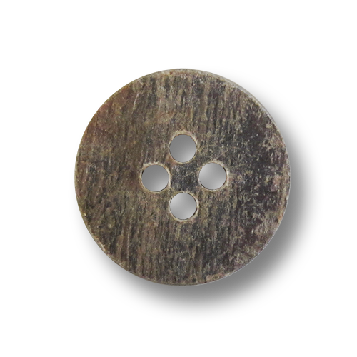 www.knopfparadies.de - 5110bf - Echte Büffelhornknöpfe mit vier Löchern
