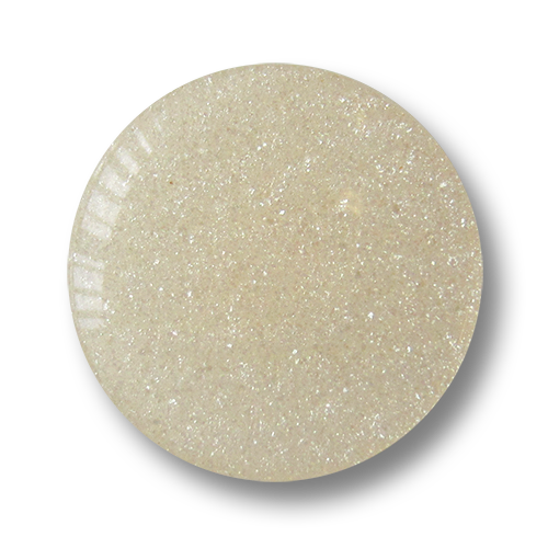 www.knopfparadies.de - 5920nw - Naturweiß glitzernde Kunststoffknöpfe