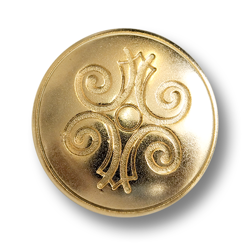 Metallknopf mit interessantem Motiv