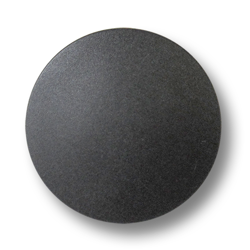 www.Knopfparadies.de - 2714sc - Große günstige Mantelknöpfe aus Kunststoff in Schwarz