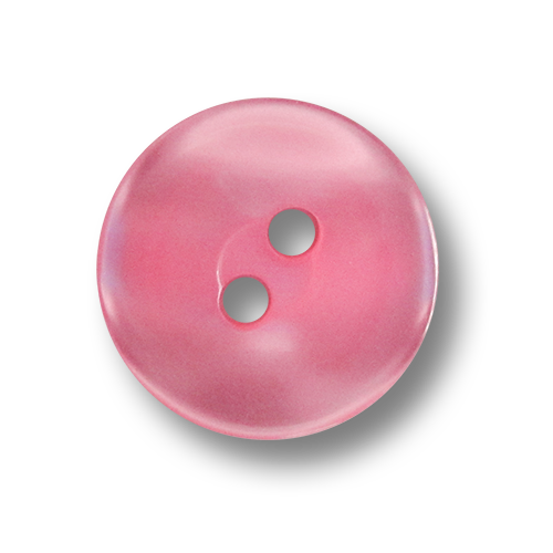www.knopfparadies.de - 3582pi - Hübsch schimmernde Kunststoffknöpfe in pink