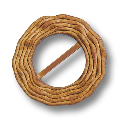 Attraktive rotbraun-beige schattierte  Schnalle