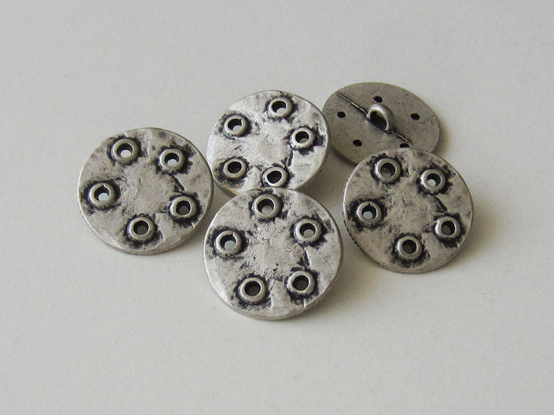 www.Knopfparadies.de - 0295as - Mittelalterliche Metallknöpfe