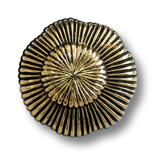 www.knopfparadies.de - 6133ag - Altgildfarbene, maritime Kunststoffknöpfe