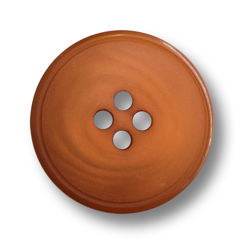 www.knopfparadies.de - 4705br - Rotbraun gestrudelte Mantelknöpfe aus Kunststoff
