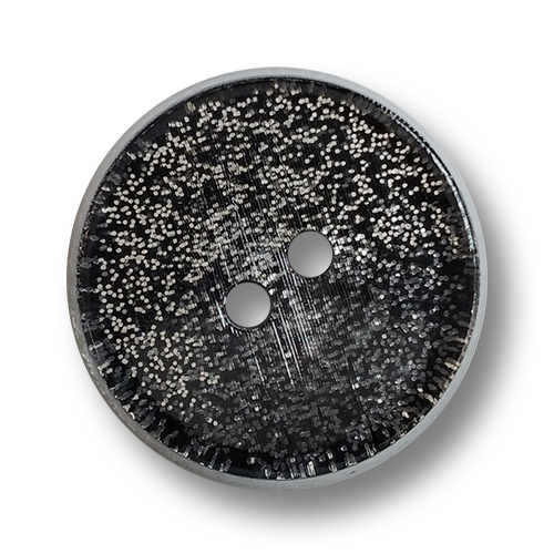 www.knopfparadies.de - 6071gl - Glitzernde Zweilochknöpfe aus Kunststoff