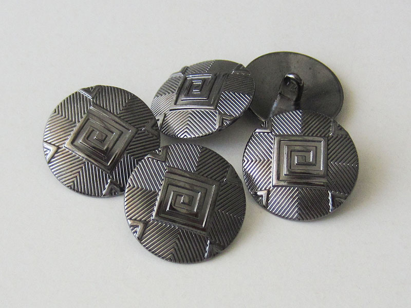 www.Knopfparadies.de - 1444ch - Tolle Metallknöpfe mit Motiv