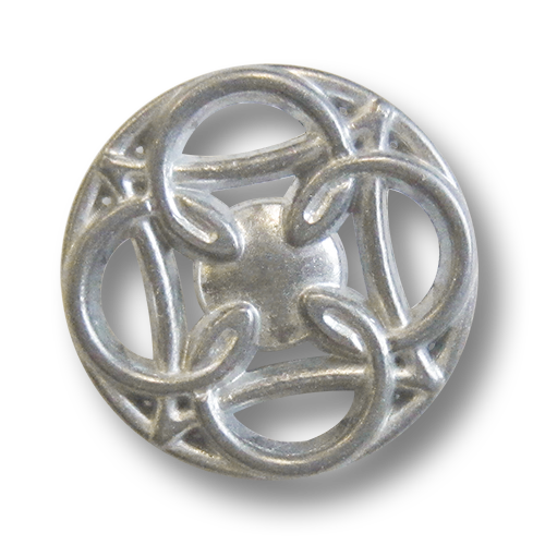 www.Knopfparadies.de - 0090zn - Bildschöne zinnfarbene Nostalgieknöpfe aus Metall