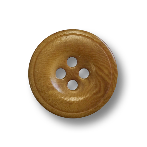 www.knopfparadies,de - 6034oc - Ockerfarbene Steinnussknöpfe mit natürlicher Maserung