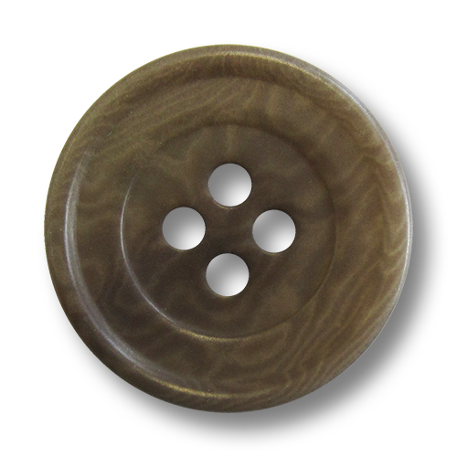 www.Knopfparadies.de - 1603gr - Grüne Steinnussknöpfe in Teller Form