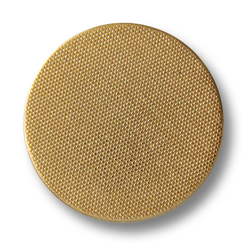 www.knopfparadies.de - 1692go - Günstige Metallknöpfe in gold, fein strukturierte Oberfläche
