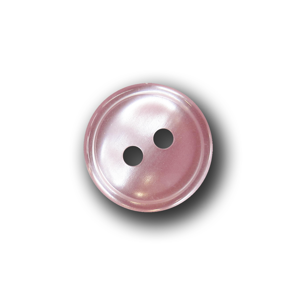 www.knopfparadies.de - hk320 - Hübsche rosa schimmernde Hemdenknöpfe & Blusenknöpfe aus Kunststoff