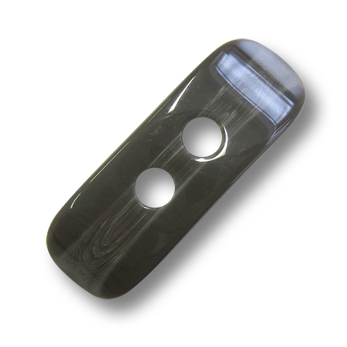 www.Knopfparadies.de - 5616ta - Braune Knebelknöpfe aus Kunststoff
