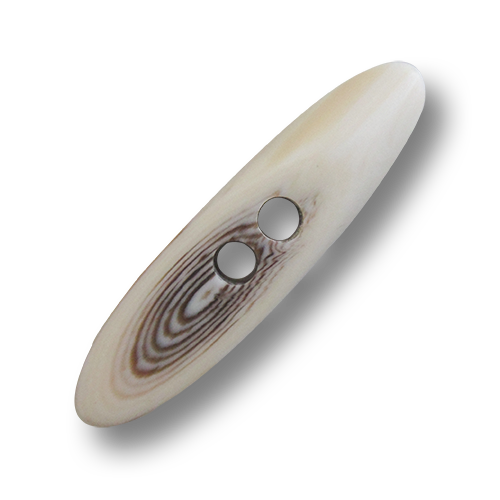 www.knopfparadies.de - 2219kn - Flache Knebelknöpfe aus Kunststoff