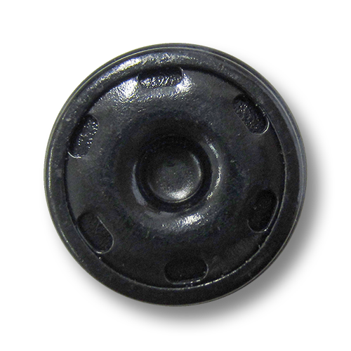 www.Knopfparadies.de - 1290sc - Schwarze Druckknöpfe aus Metall