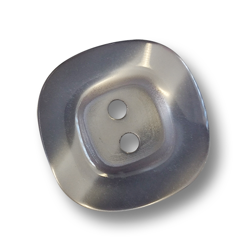 www.knopfparadies.de - 3581gr  - Grau schimmernde Kunststoffknöpfe