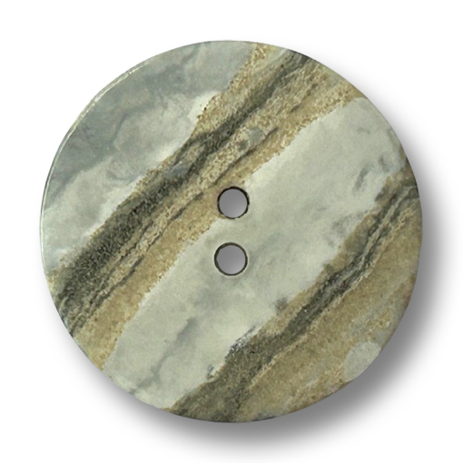 Großer marmorierter Knopf in Natursteinoptik