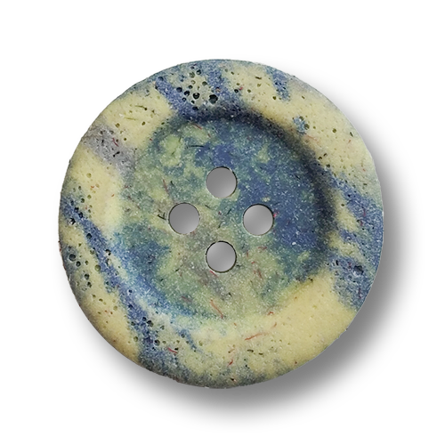 www.knopfparadies.de - 6504cc - Interessante Kunststoffknöpfe in Grün, Blau und Gelb