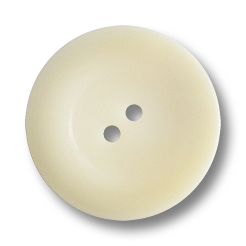 www.Knopfparadies.de - 2691nw - Riesige naturweiße Kunststoffknöpfe in Teller Form