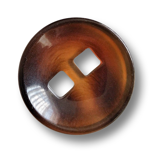 Interessante braun-schwarz melierte Mantelknöpfe
