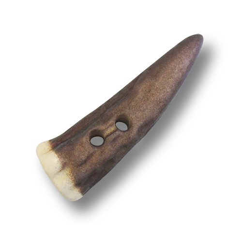 www.knopfparadies.de - 5090hh - Knebelknöpfe aus Kunststoff - fast wie echte Geweihspitzen