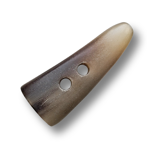 www.knopfparadies.de - 6421bf - Echte Büffelhornspitzen - B-WARE!