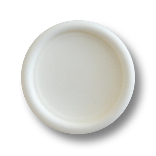 www.knopfparadies.de - 6308we - Naturweiße, leichte Mantelknöpfe aus Kunststoffknöpfe