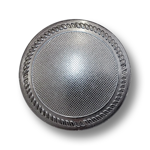 www.knopfparadies.de - 5273si - Silberfarbene Blazerknöpfe aus Metall - günstigere B-Ware