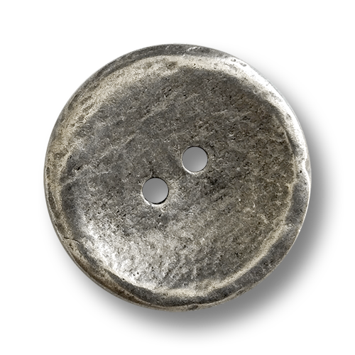www.knopfparadies.de - 6442as - Leichte, altsilberfarbene Knöpfe aus Kunststoff in Metalloptik