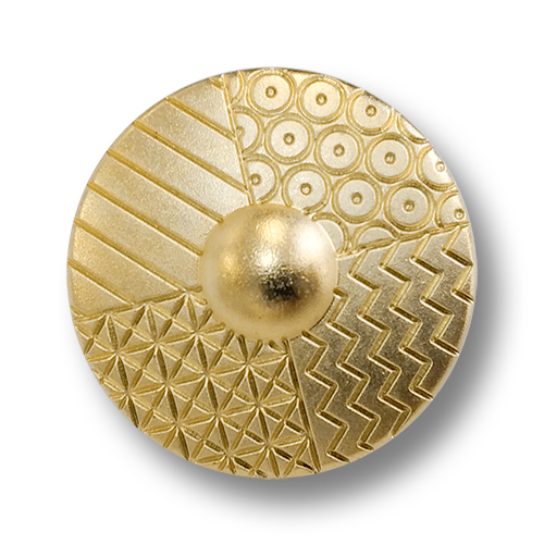 www.knopfparadies.de - 6006go - Goldfarbene Kunststoffknöpfe - günstige B-Ware!