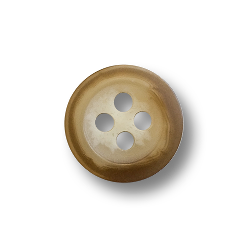 www.knopfparadies.de - 6380br - Zeitlose Blusenknöpfe, beige und braun meliert