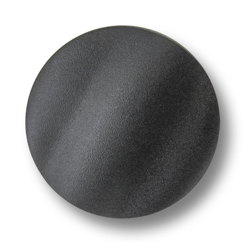 www.Knopfparadies.de - 4279sc - Schwarz gewellte Kunststoffknöpfe mit Öse