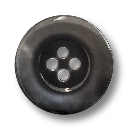 www.knopfparadies.de - 3483gr -Graue Mantelknöpfe aus Kunststoff