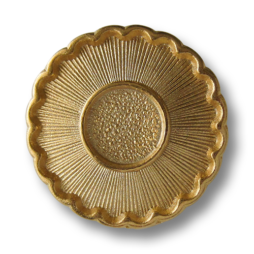 www.knopfparadies.de - 1505go - Wunderschöne Metallknöpfe wie Blume oder Sonne