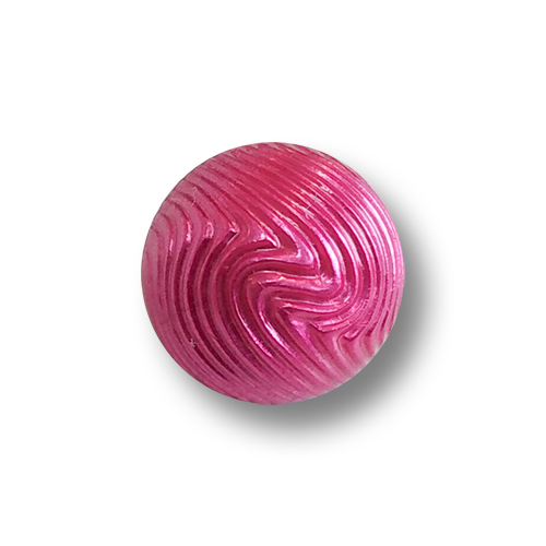 www.knopfparadies.de - 1672fu - Kleine, pinke Kugelknöpfe aus Kunststoff