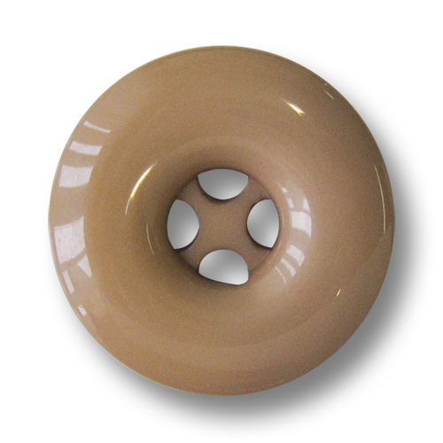 www.Knopfparadies.de - 3111mb - Braune Designerknöpfe aus Kunststoff für Jacken & Mäntel
