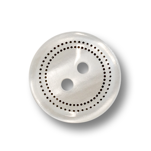 www.knopfparadies.de - 6055gn - Günstige Kunststoffknöpfe mit zwei Löchern - B-WARE!