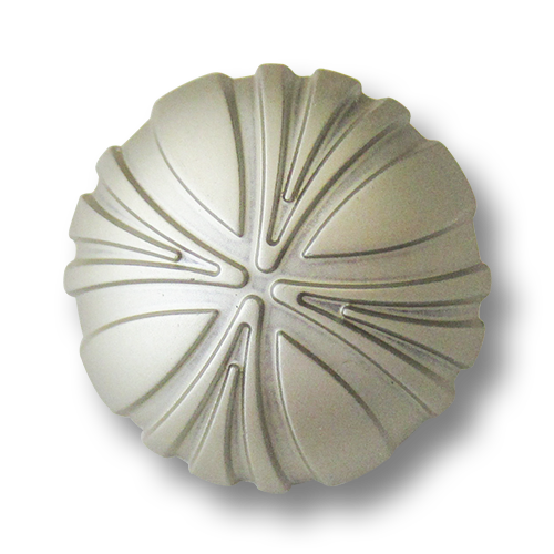 www.knopfparadies.de - 5927sm - Designerknöpfe wie Sterne in matt silber od. platin
